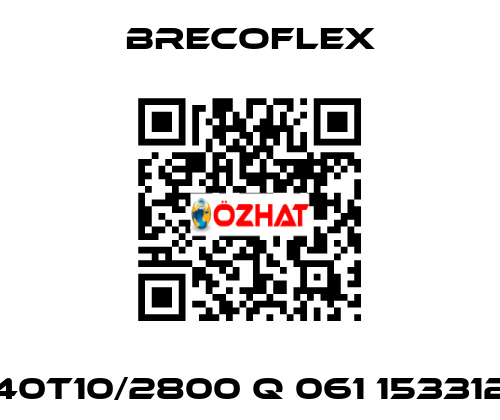 40T10/2800 Q 061 153312 Brecoflex