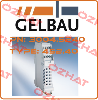 P/N: 3004.5240 Type: 452.40 Gelbau