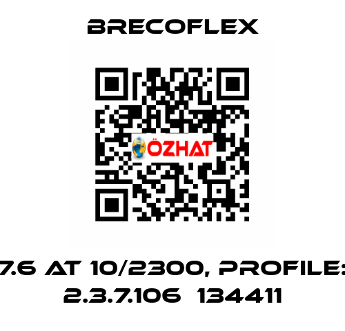7.6 AT 10/2300, PROFILE: 2.3.7.106  134411 Brecoflex