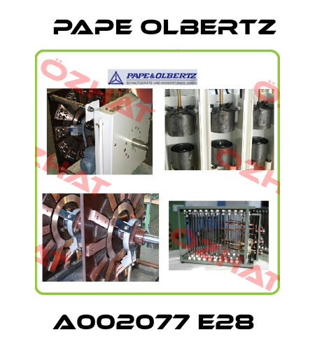 A002077 E28  Pape Olbertz