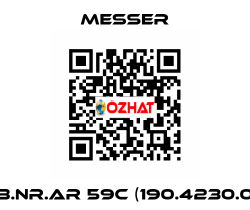 (B.Nr.AR 59C (190.4230.0) Messer