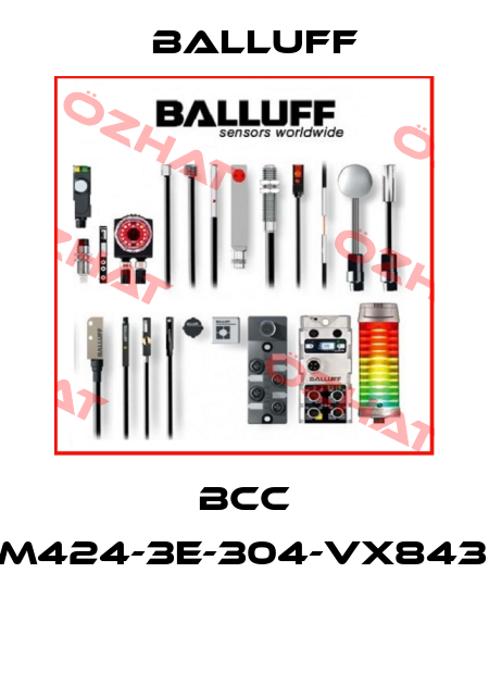 BCC M314-M424-3E-304-VX8434-003  Balluff