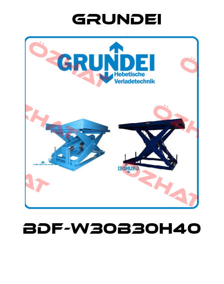 BDF-W30B30H40  Grundei