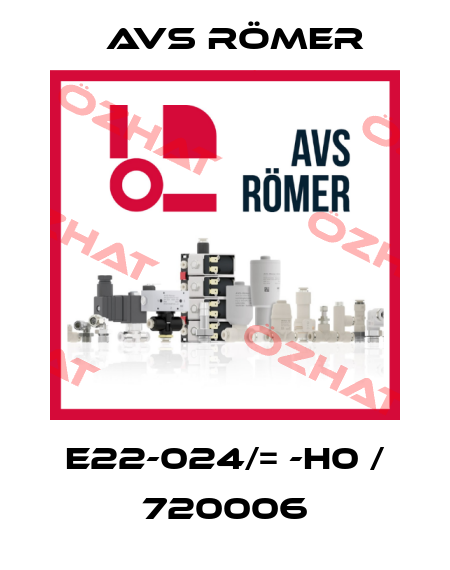 E22-024/= -H0 / 720006 Avs Römer