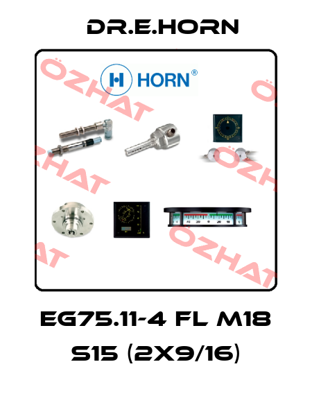 EG75.11-4 fl M18 S15 (2x9/16) Dr.E.Horn