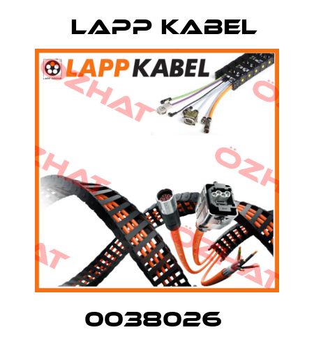 0038026  Lapp Kabel
