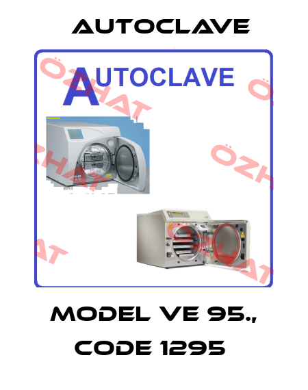 model VE 95., code 1295  AUTOCLAVE