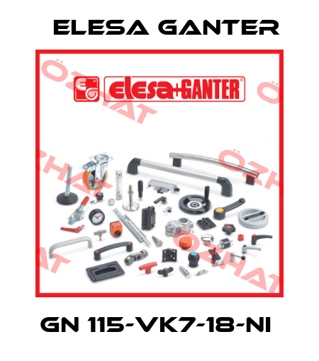 GN 115-VK7-18-NI  Elesa Ganter