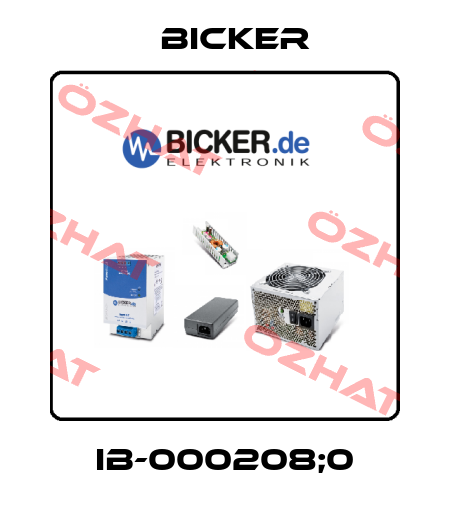 IB-000208;0 Bicker