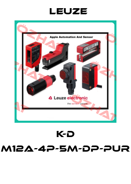 K-D M12A-4P-5M-DP-PUR  Leuze