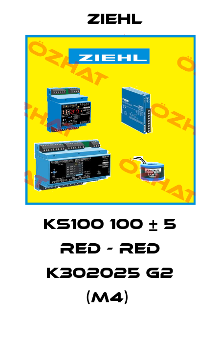 KS100 100 ± 5 RED - RED K302025 G2 (M4)  Ziehl