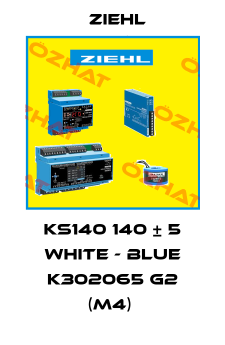 KS140 140 ± 5 WHITE - BLUE K302065 G2 (M4)  Ziehl