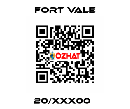 20/XXX00   Fort Vale