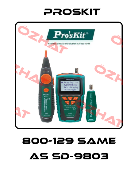 800-129 same as SD-9803 Proskit
