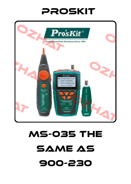 MS-035 the same as 900-230 Proskit