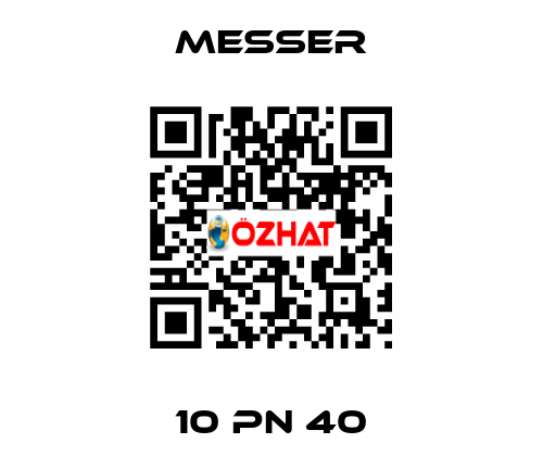 10 PN 40 Messer