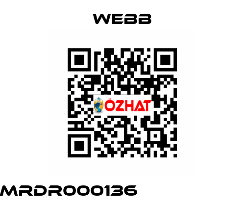 MRDR000136                     webb