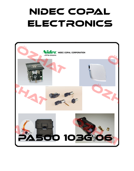 PA500 103G 06  Nidec Copal Electronics