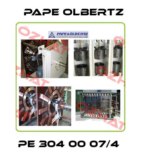 PE 304 00 07/4  Pape Olbertz
