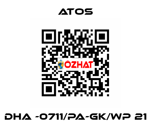 DHA -0711/PA-GK/WP 21 Atos