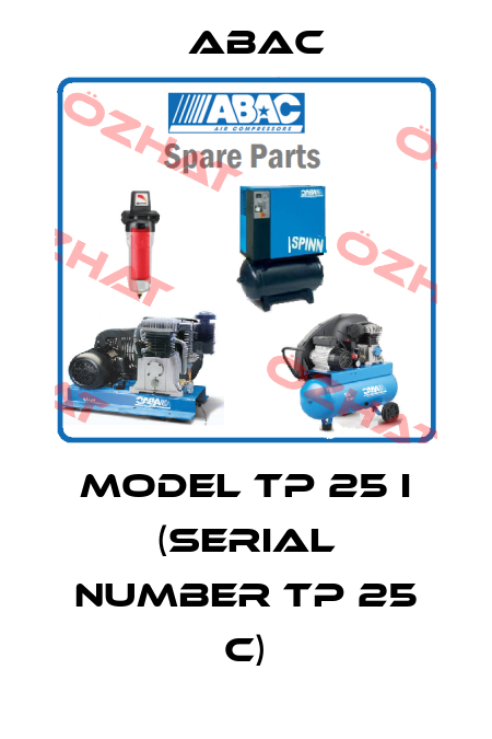 Model TP 25 I (serial number TP 25 C) ABAC
