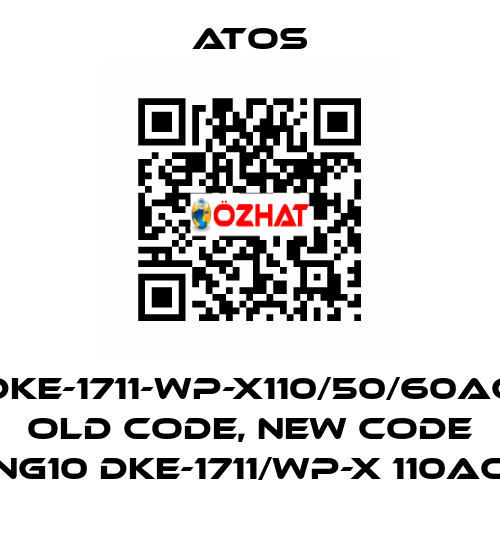 DKE-1711-WP-X110/50/60AC old code, new code NG10 DKE-1711/WP-X 110AC Atos