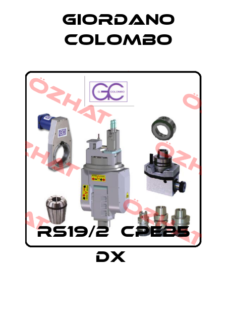 RS19/2  CPE25 DX  GIORDANO COLOMBO