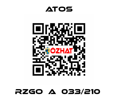 RZGO‐A‐033/210  Atos