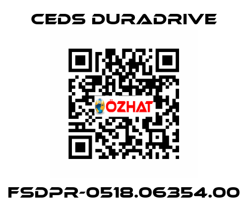 FSDPR-0518.06354.00 Ceds Duradrive