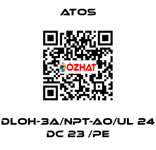 DLOH-3A/NPT-AO/UL 24 DC 23 /PE Atos
