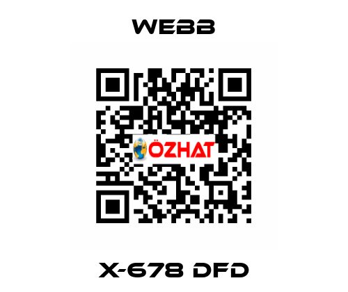 X-678 DFD webb