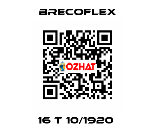 16 T 10/1920  Brecoflex