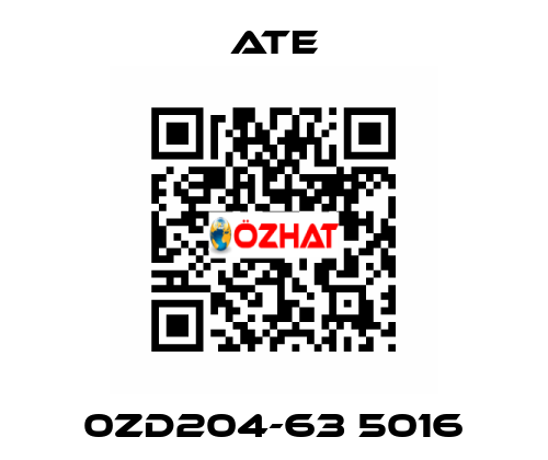 0ZD204-63 5016 Ate