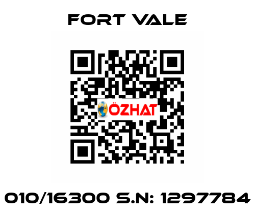 010/16300 S.N: 1297784 Fort Vale