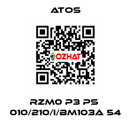 RZM0 P3 PS  010/210/I/BM103A 54 Atos