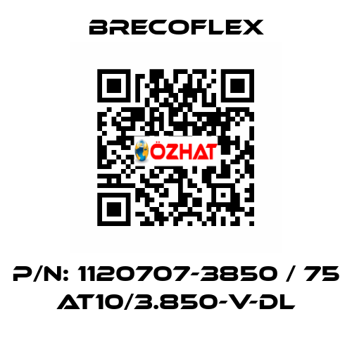 P/N: 1120707-3850 / 75 AT10/3.850-V-DL Brecoflex