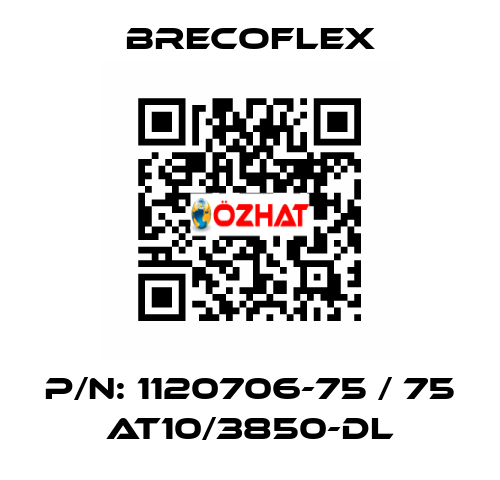 P/N: 1120706-75 / 75 AT10/3850-DL Brecoflex