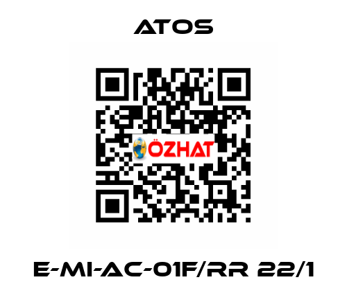 E-MI-AC-01F/RR 22/1 Atos