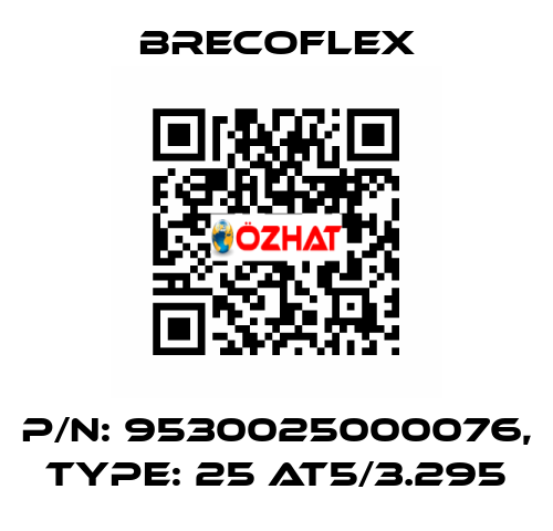 P/N: 9530025000076, Type: 25 AT5/3.295 Brecoflex