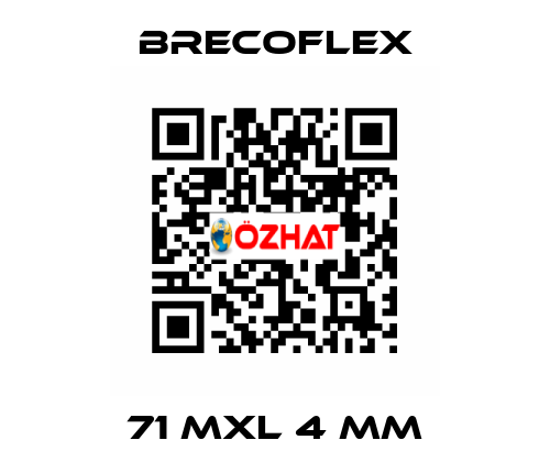 71 MXL 4 mm Brecoflex
