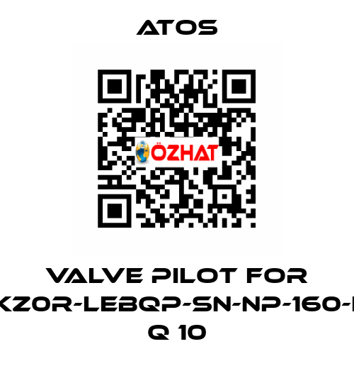 valve pilot for DLKZ0R-LEBQP-SN-NP-160-L81 Q 10 Atos