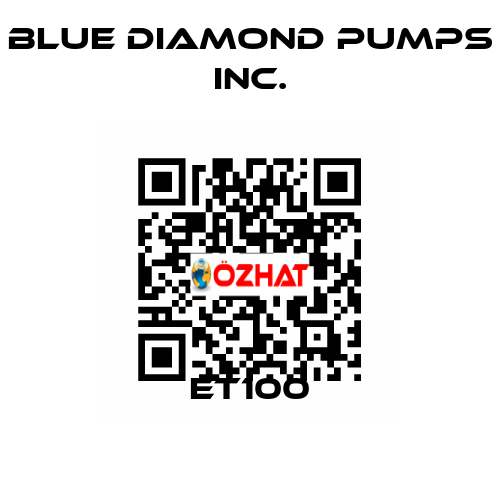 ET100 Blue Diamond Pumps Inc.