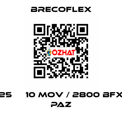 25 АТ10 MOV / 2800 BFX PAZ Brecoflex