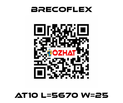 At10 L=5670 W=25 Brecoflex