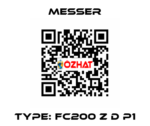 Type: FC200 Z D P1 Messer