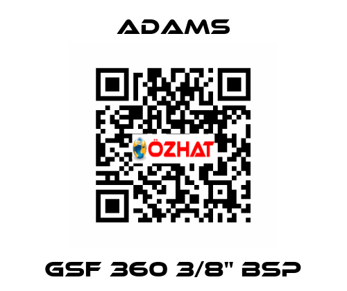 GSF 360 3/8" BSP ADAMS