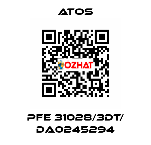 PFE 31028/3DT/ DA0245294 Atos