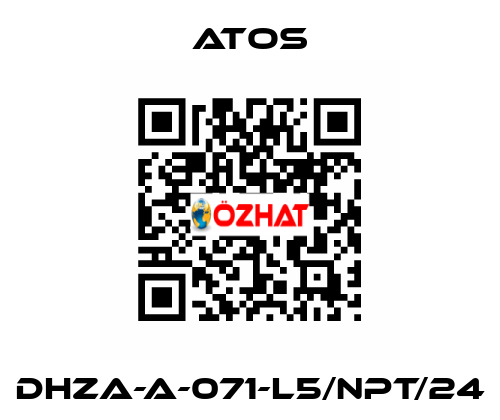 DHZA-A-071-L5/NPT/24 Atos