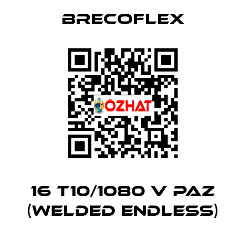 16 T10/1080 V PAZ (WELDED ENDLESS) Brecoflex