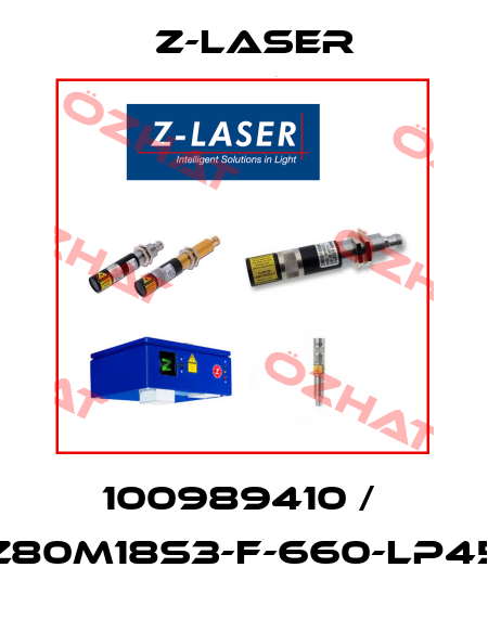 100989410 /  Z80M18S3-F-660-lp45 Z-LASER